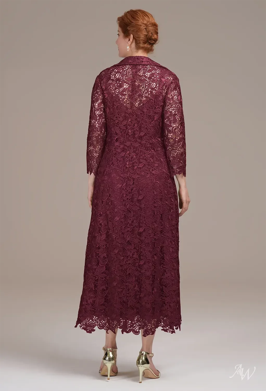 burgundy dresses with sleeves Burgundy Off The Purple Long Sleeve Prom Dresses 2021 main image 0
