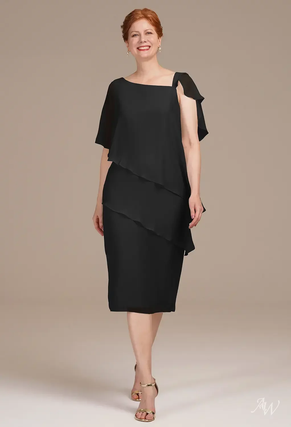AW Justice Black Mother of the Bride Dresses | AW.Bridal