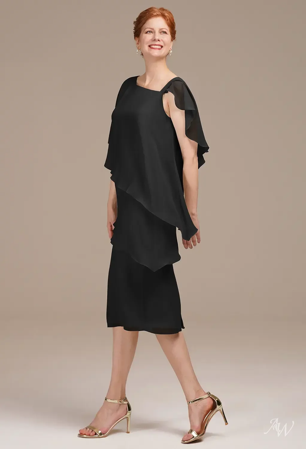 AW Justice Black Mother of the Bride Dresses | AW.Bridal