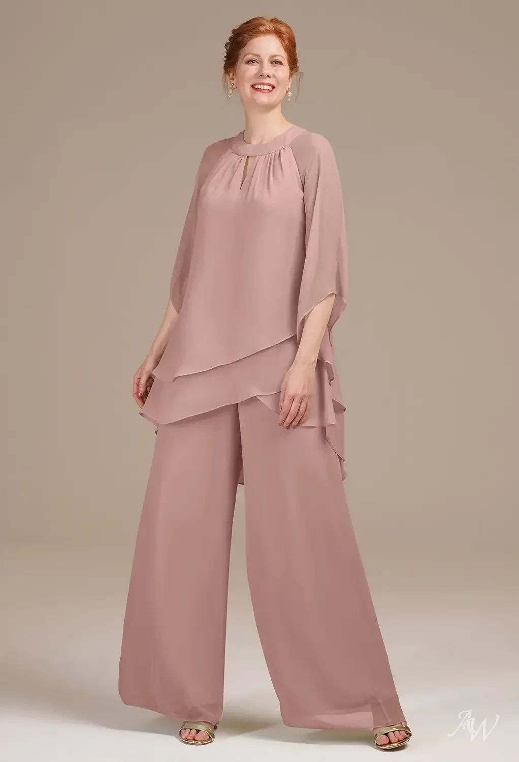 AW Patricia Dusty Rose Mother of the Bride Dresses | AW.Bridal
