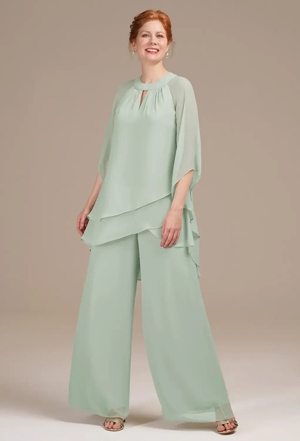 AW Patricia Sage Green  Mother of the Bride Dresses