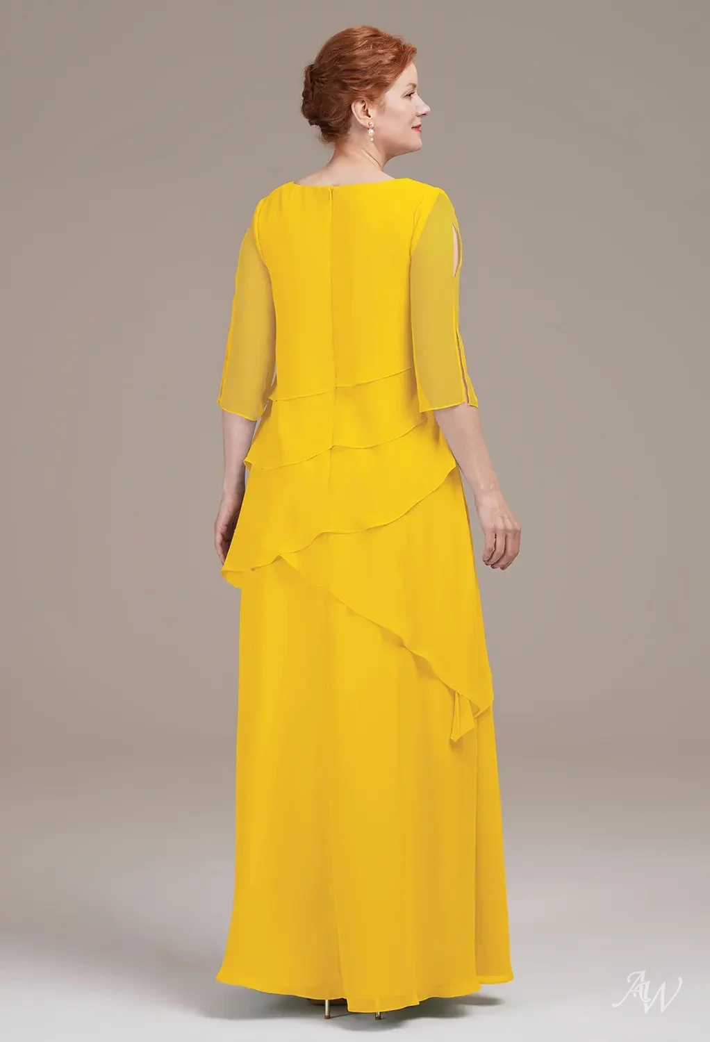 fitted lace wedding dress Goldie, Black & Mustard Viscose Long Sleeve Dress main image 0