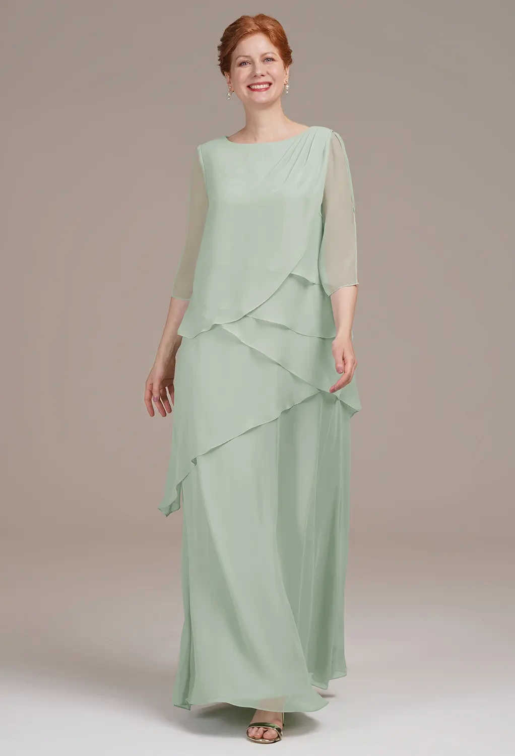 AW Eloise Sage Green  Mother of the Bride Dresses