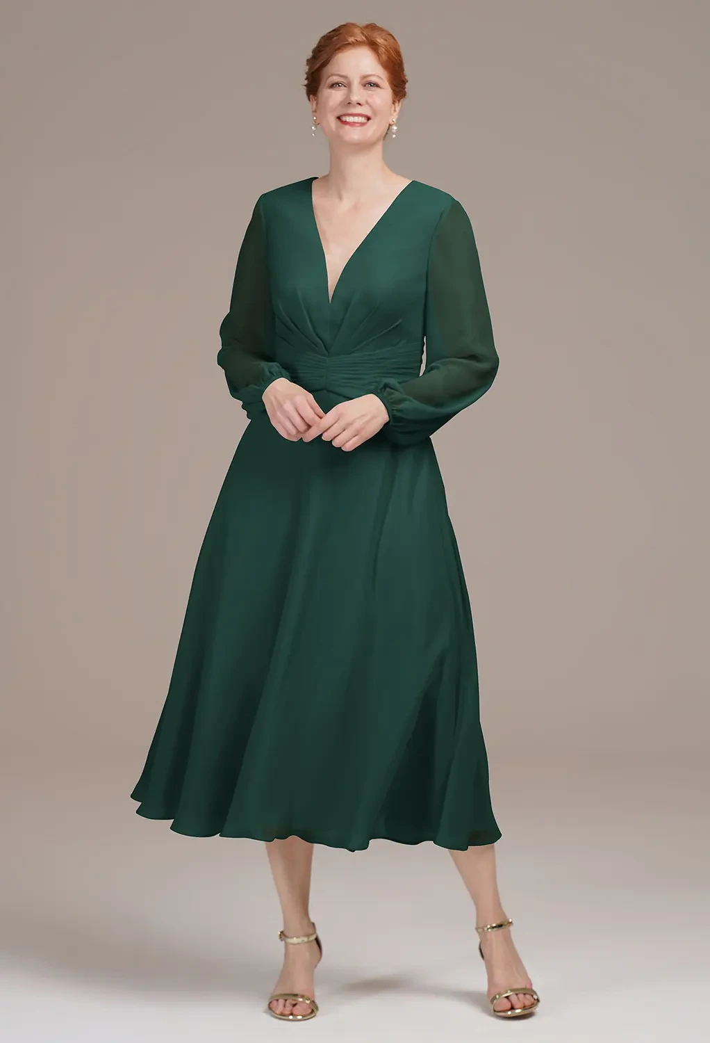 Dark Emerald Mother of the Bride/Groom Dresses | AW.Bridal