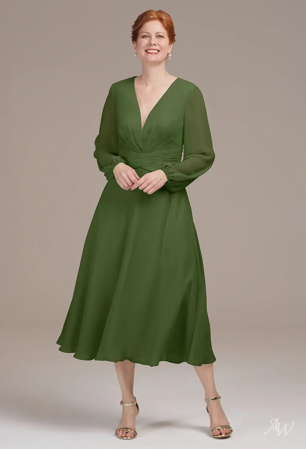 mother of the bride dresses olive green Green Mother of the Bride or Groom Dresses