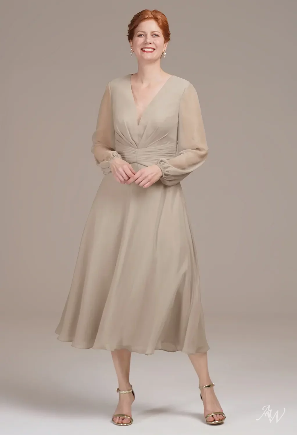 dresses for bridal shower mother of bride Slate Blue Mother Of The Bride Dress Off the Shoulder Long Chiffon Mot main image 0