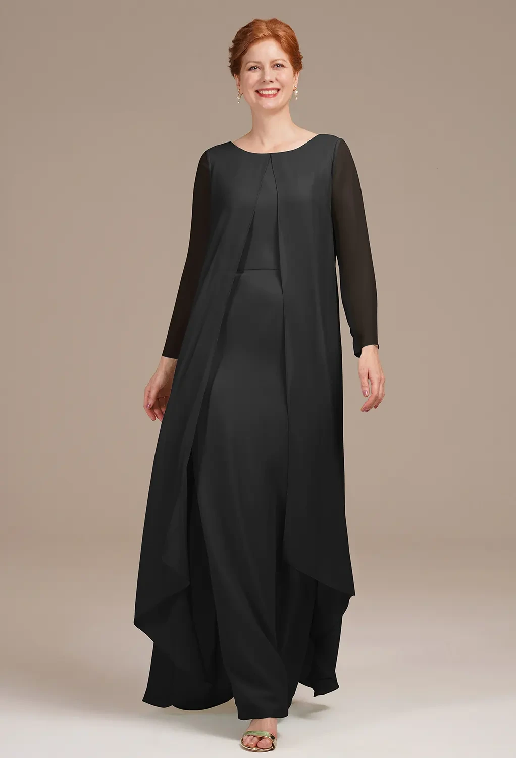 AW Maude Black  Mother of the Bride Dresses
