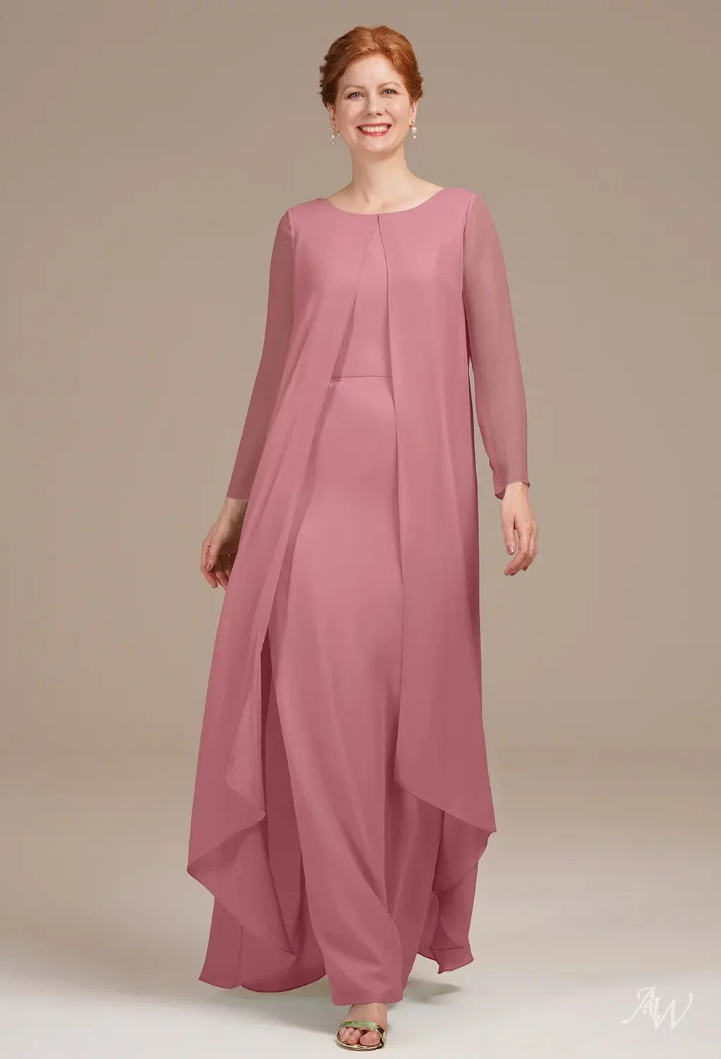 AW Maude Desert Rose Mother of the Bride Dresses | AW.Bridal