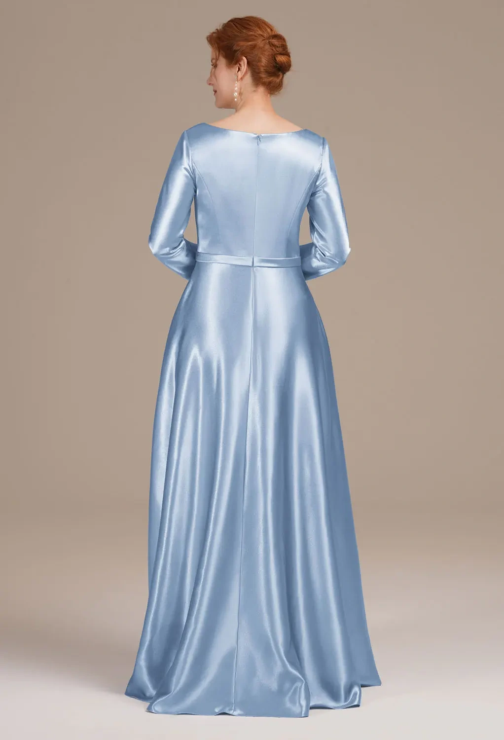aida backless bubble mini dress Balloon Sleeve Pleated Flowing Floral Chiffon A-line Wedding Dress main image 1