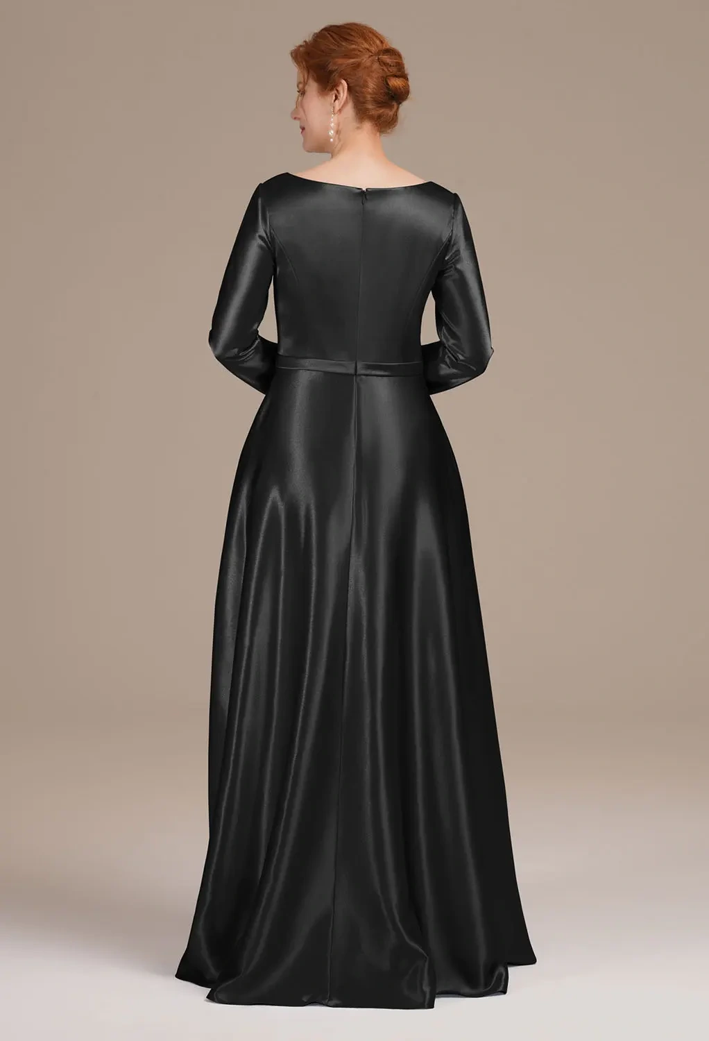 knee length dresses for ladies Black Metallic Texture Midaxi Dress main image 1