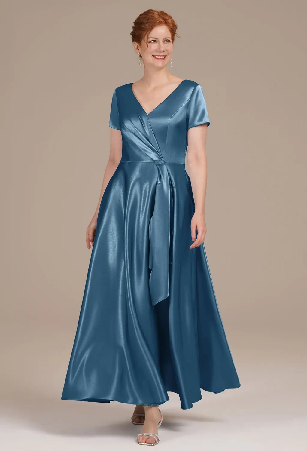 ink blue mother of the bride dresses AW Aston Dress