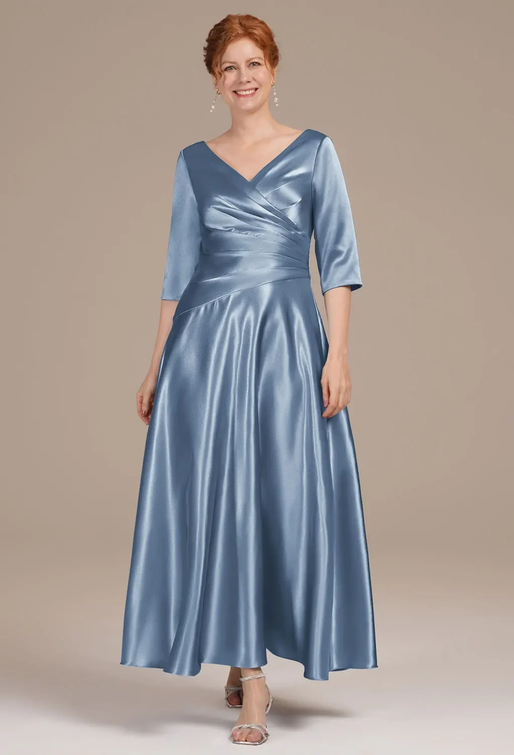 princess polly baby blue dress AZENOR Dress - Szane x Inoui Editions - Blue Shells Print - Linen