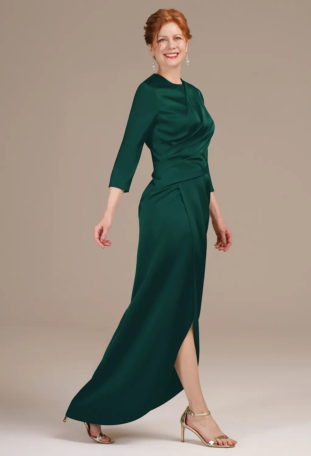 dark hunter green mother of the bride dresses Dark Green Mother of the Bride & Groom DressesAzazie