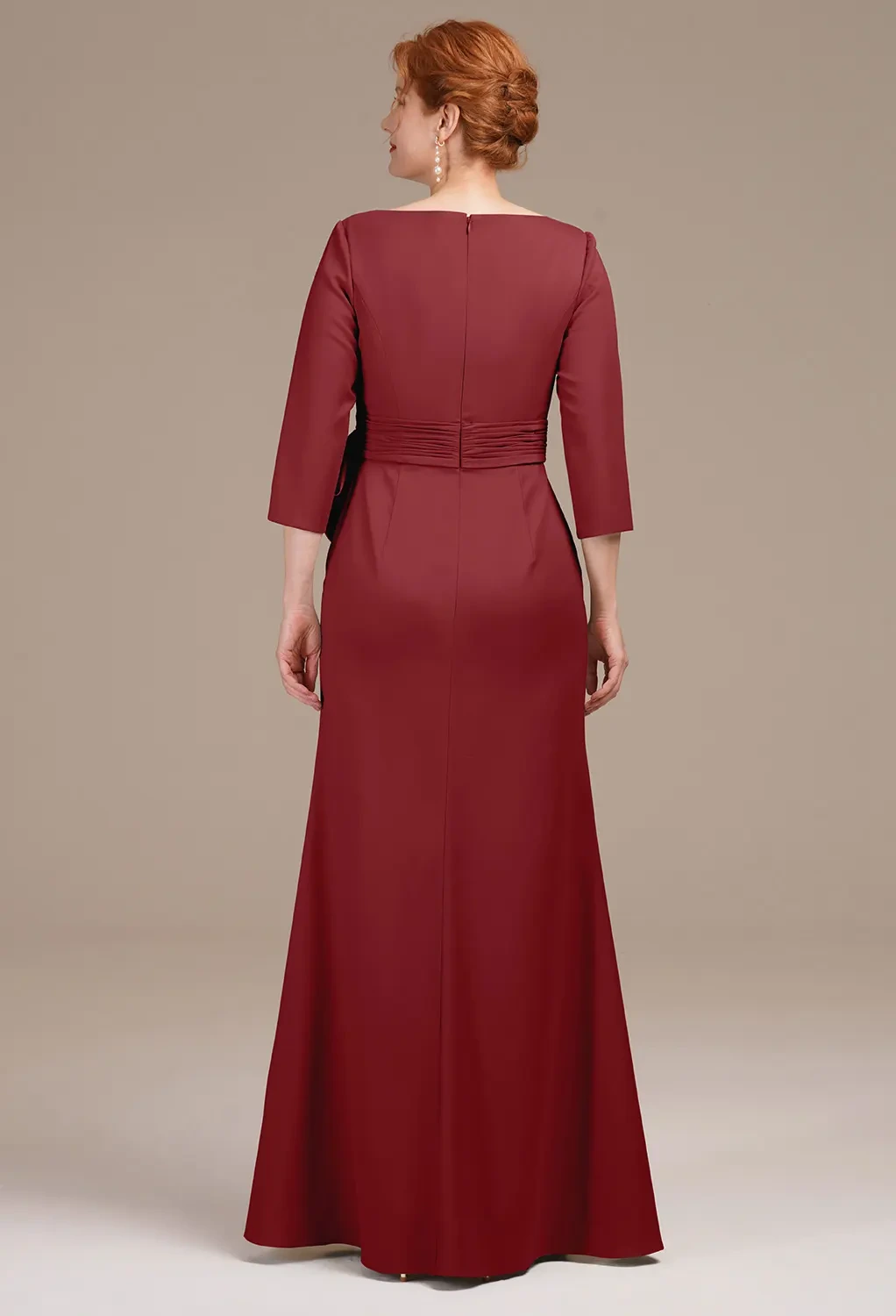 Burgundy Mother of the Bride/Groom Dresses | AW.Bridal