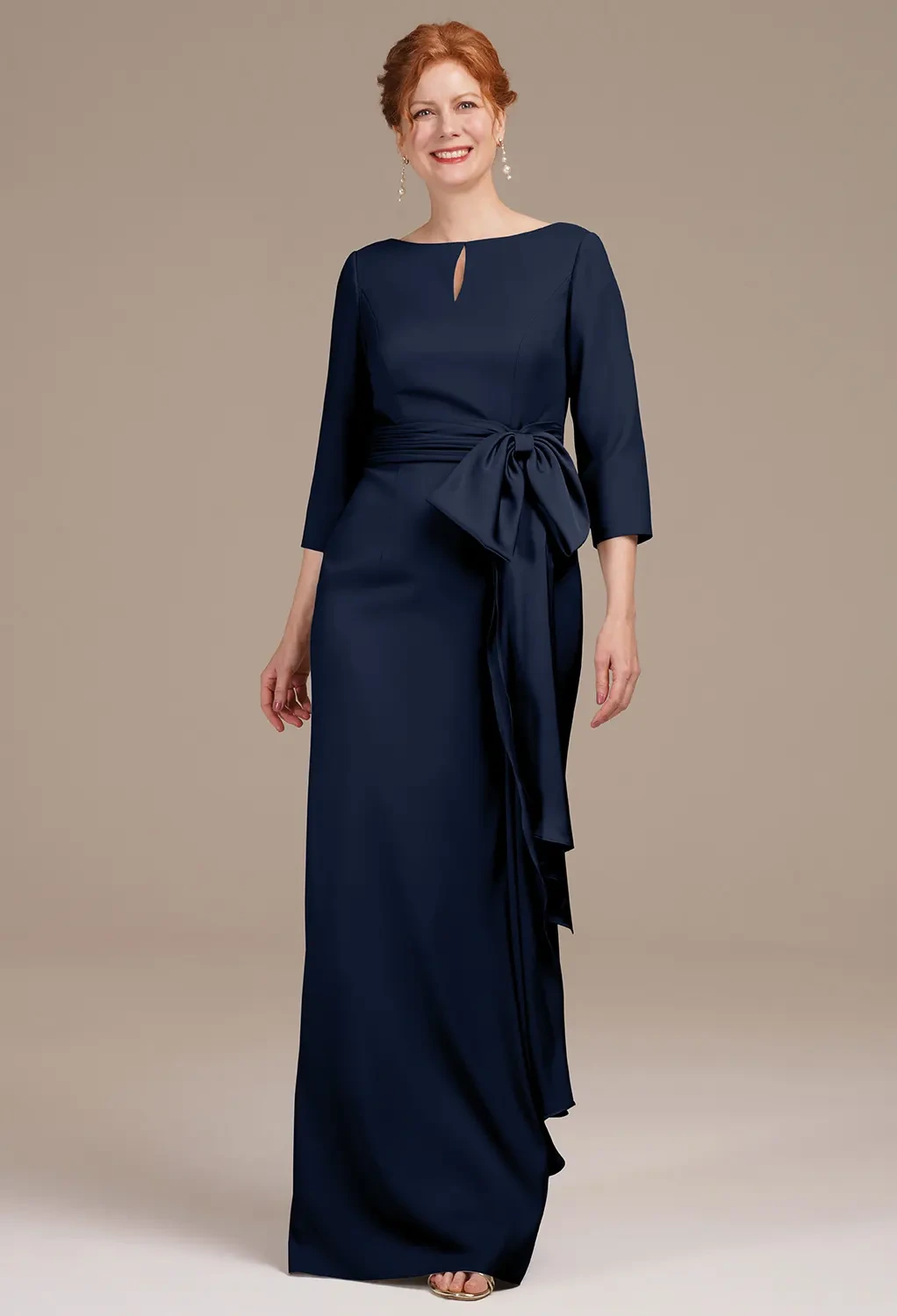 Dark Navy Mother of the Bride/Groom Dresses | AW.Bridal