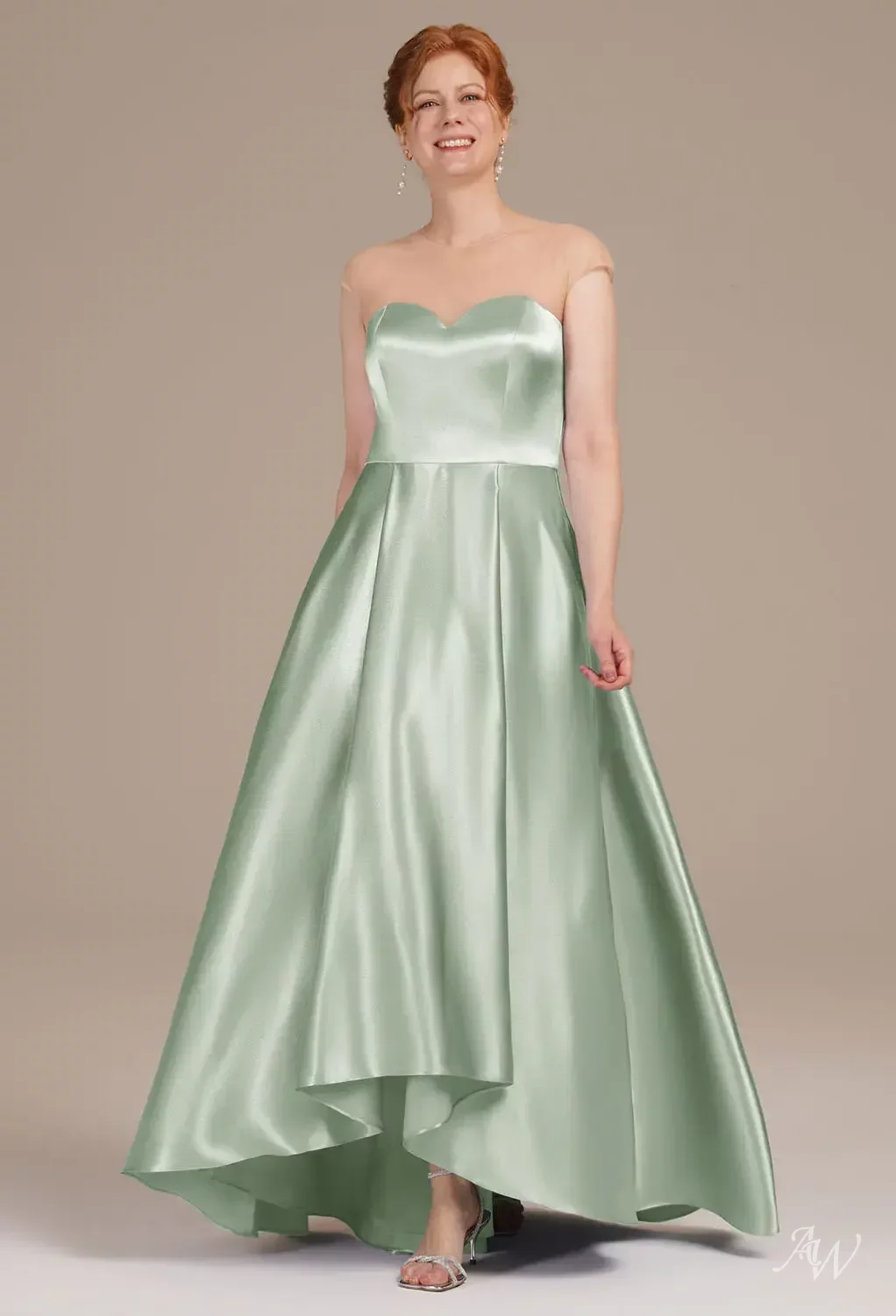green emerald velvet dress Berylove Women Dark Green A Line Maxi Mother Dress Plus Size Bateau Neck Slit Sleeves Wedding Party Guest Dress, Dark Green / 3XL
