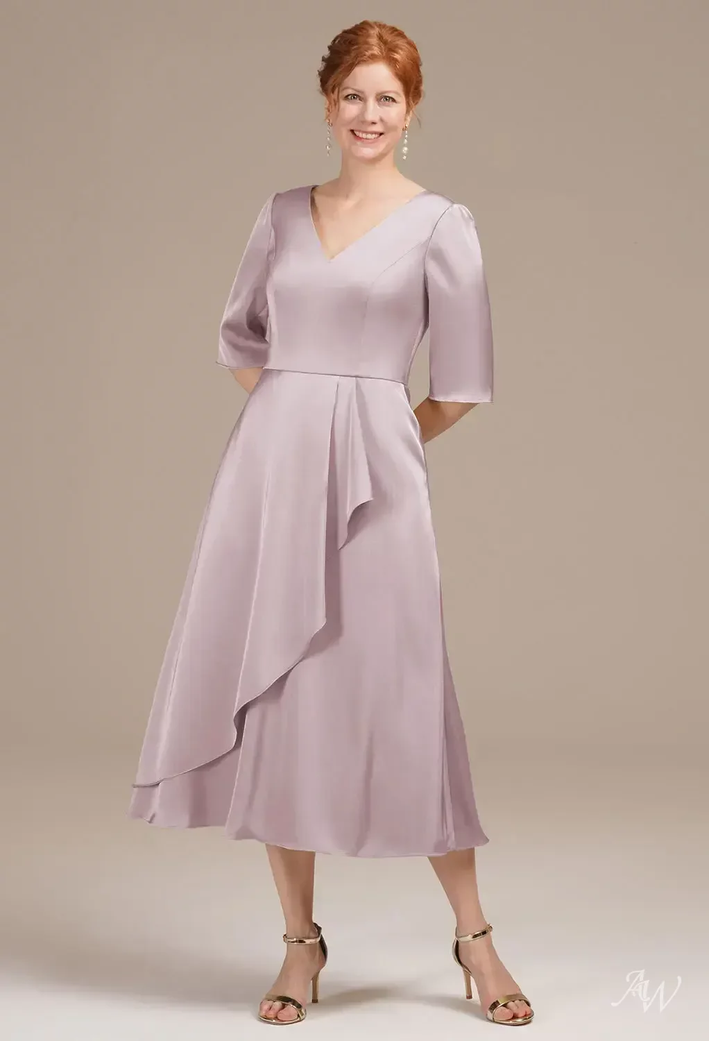 pastel color dress for party with sleeves Chic Women's Solid Color Bell Sleeve Dress