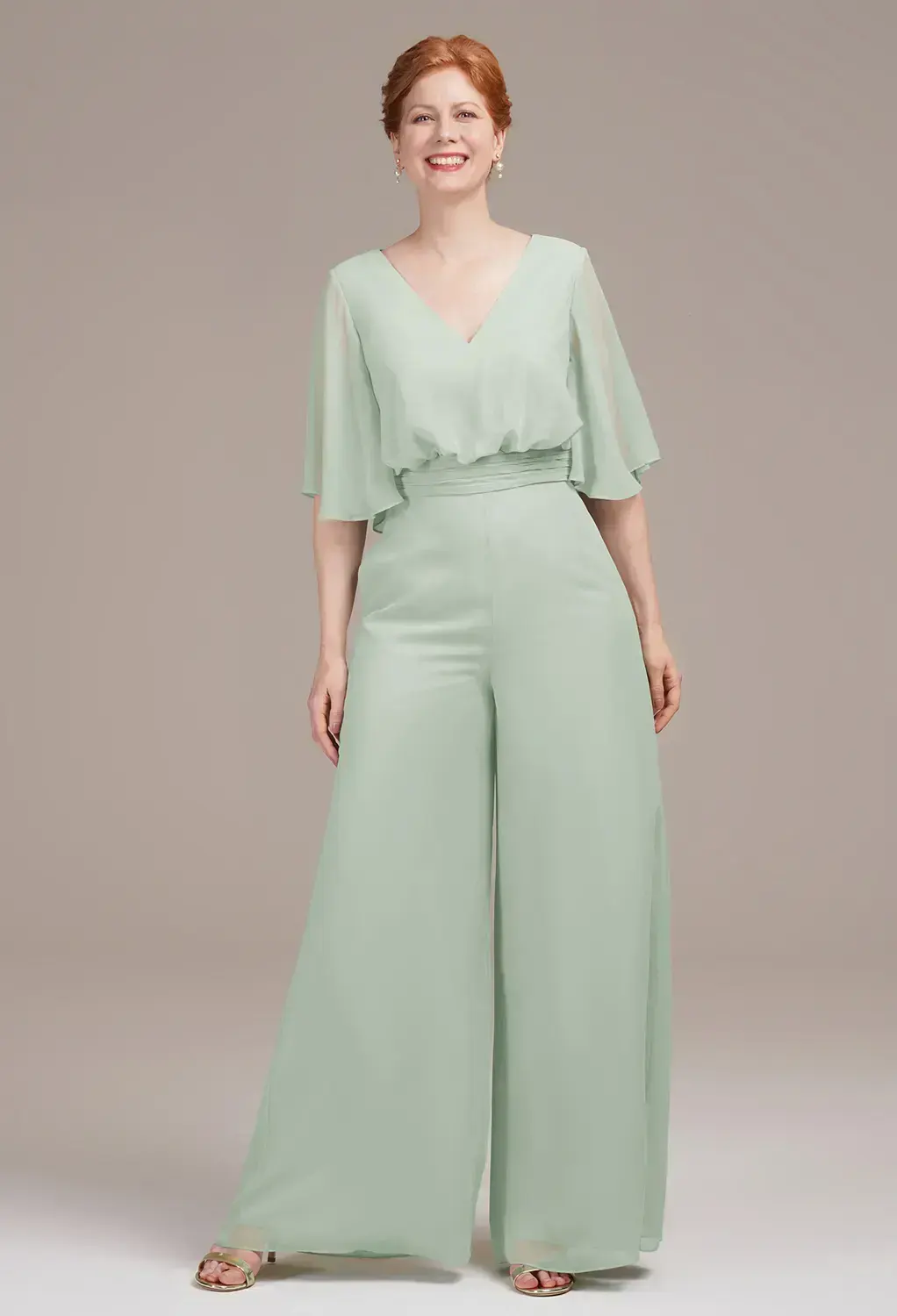AW Isotherm Sage Green  Mother of the Bride Dresses