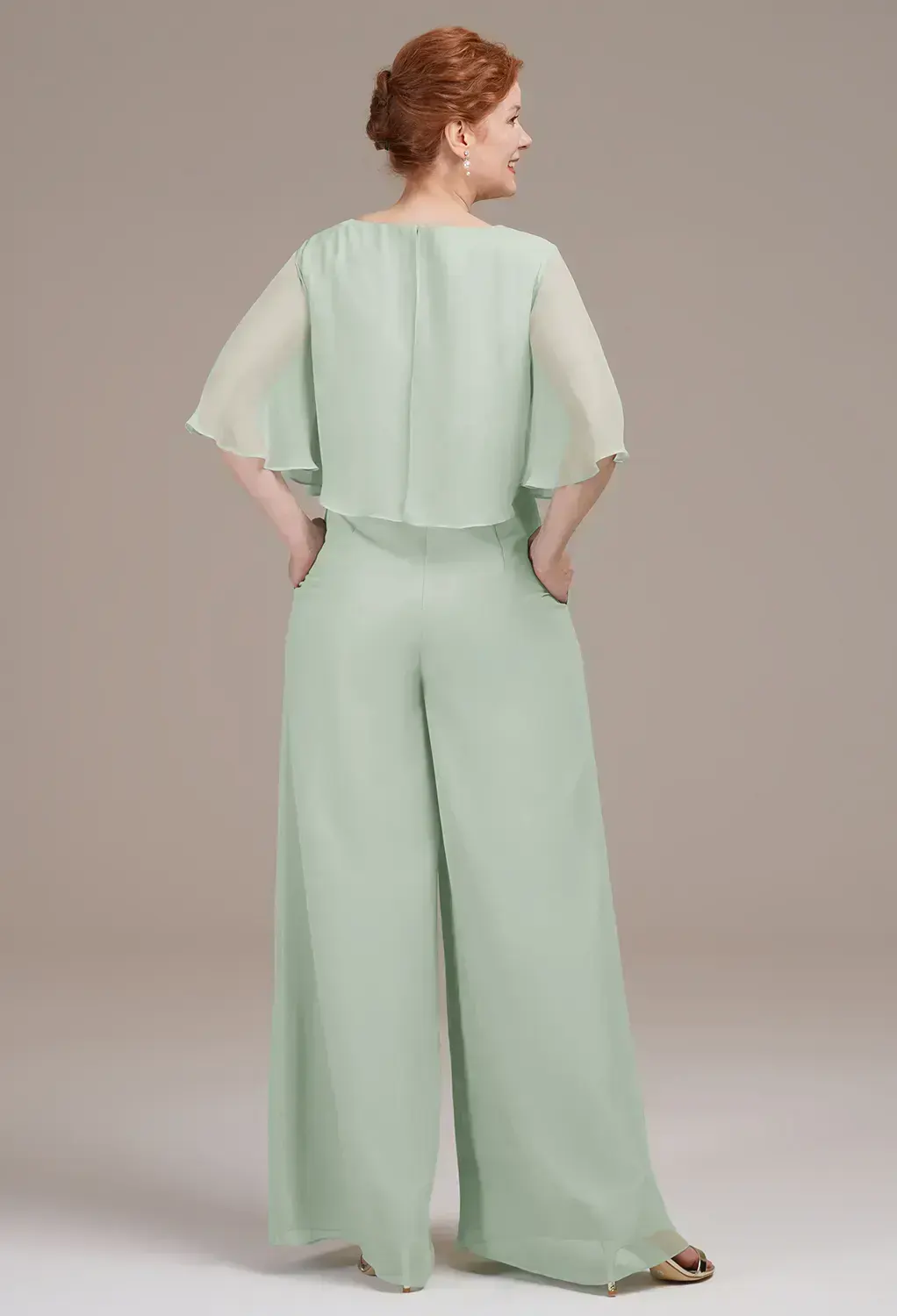 AW Isotherm Sage Green  Mother of the Bride Dresses
