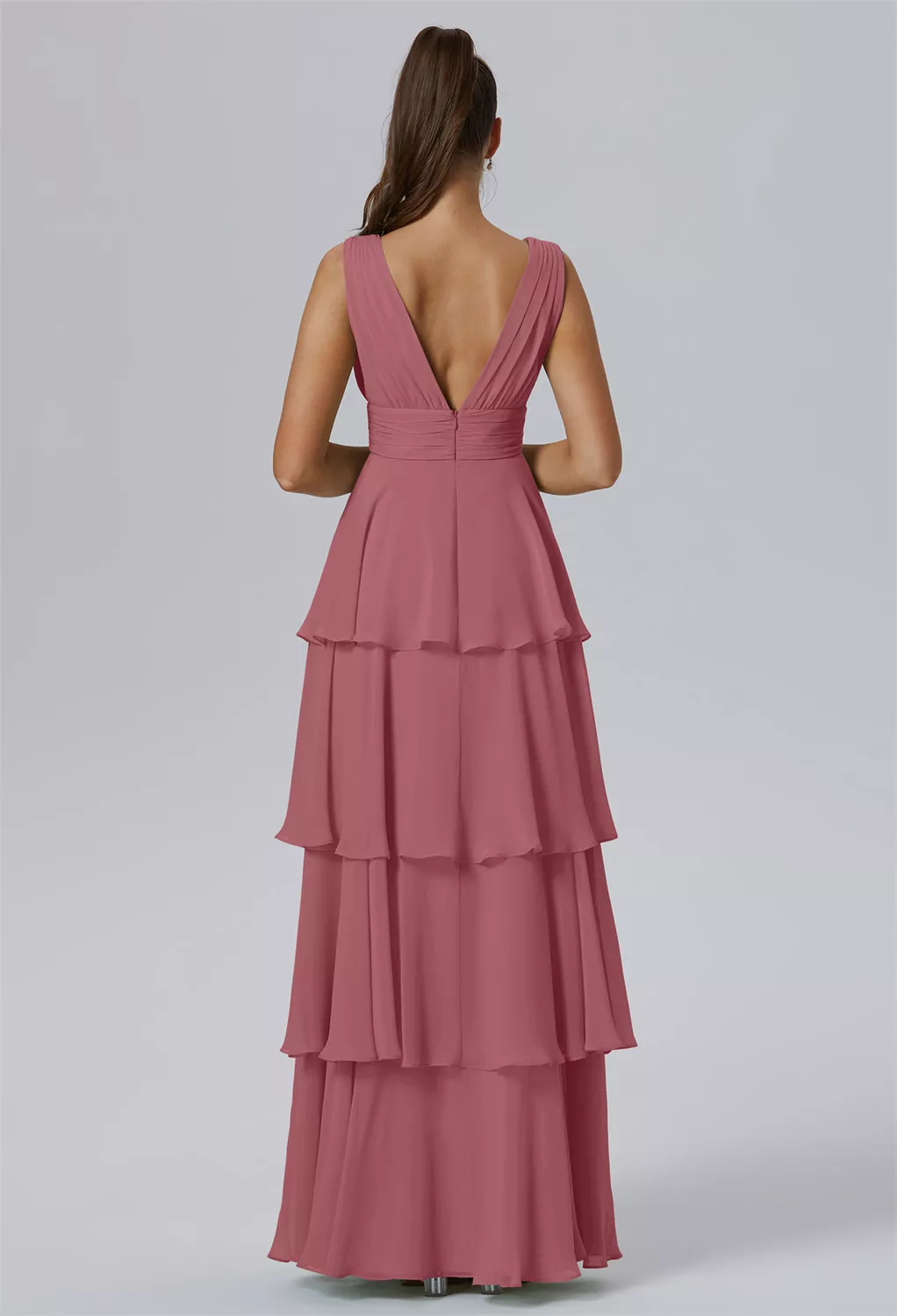 rustic rose bridesmaid dresses Dusty Rose Bridesmaids Dresses at Saddle Wood Farm
