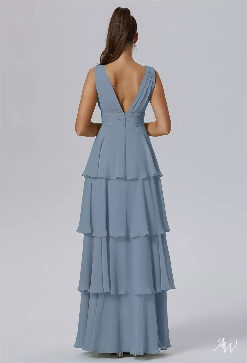princess polly baby blue dress Emily Rose Sky Blue Multiway Bridesmaid Dress (One Size) main image 0