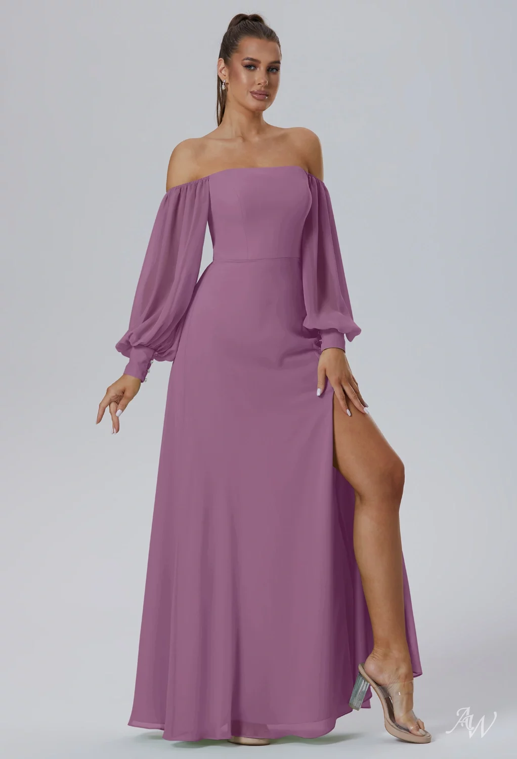 AW Demeter Orchid Mist Bridesmaid Dresses