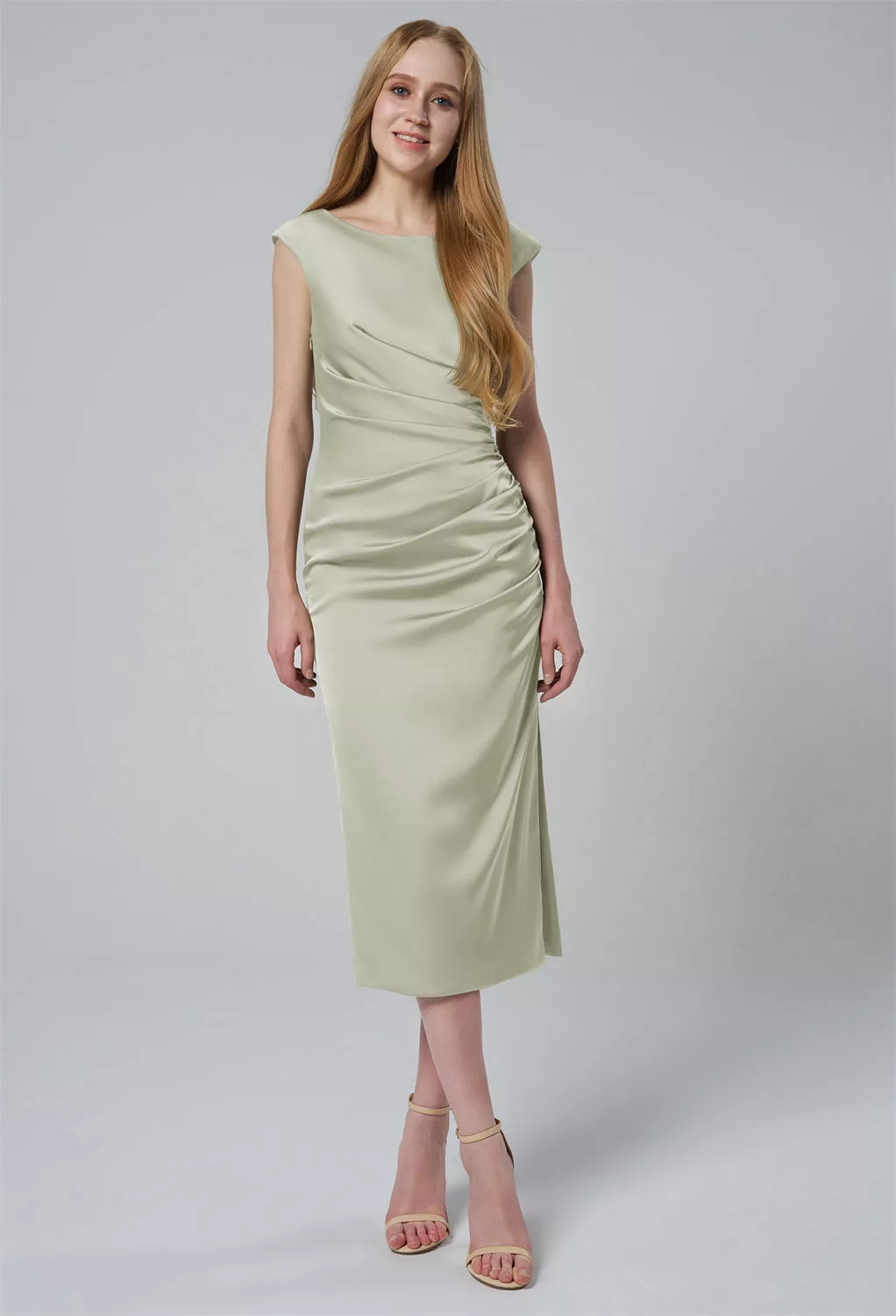 Sage Green, Dusty Sage Short Bridesmaid Dresses | AW.Bridal