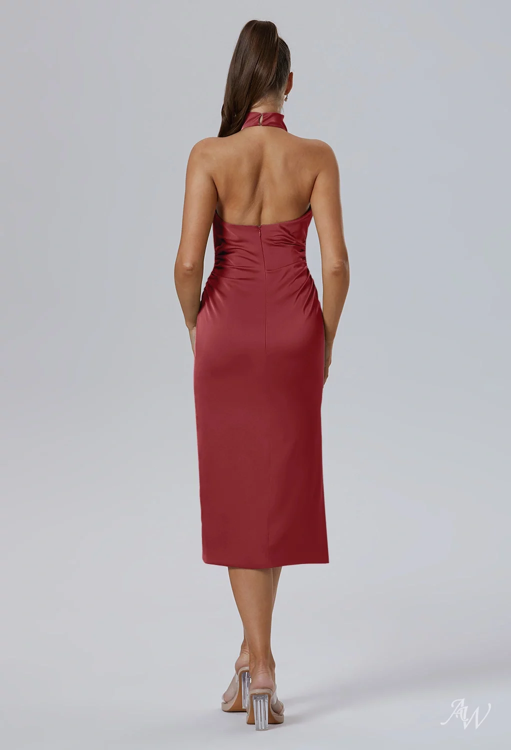 elegant dresses for a wedding Elegant High Low Two Piece Sheath Wedding Guest Dress