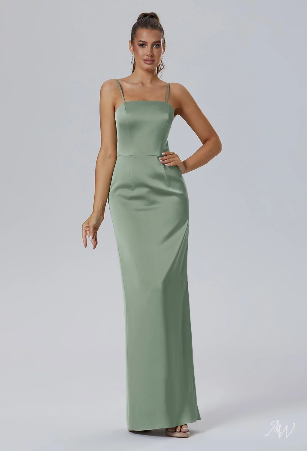 oil on silk dress Satin dress