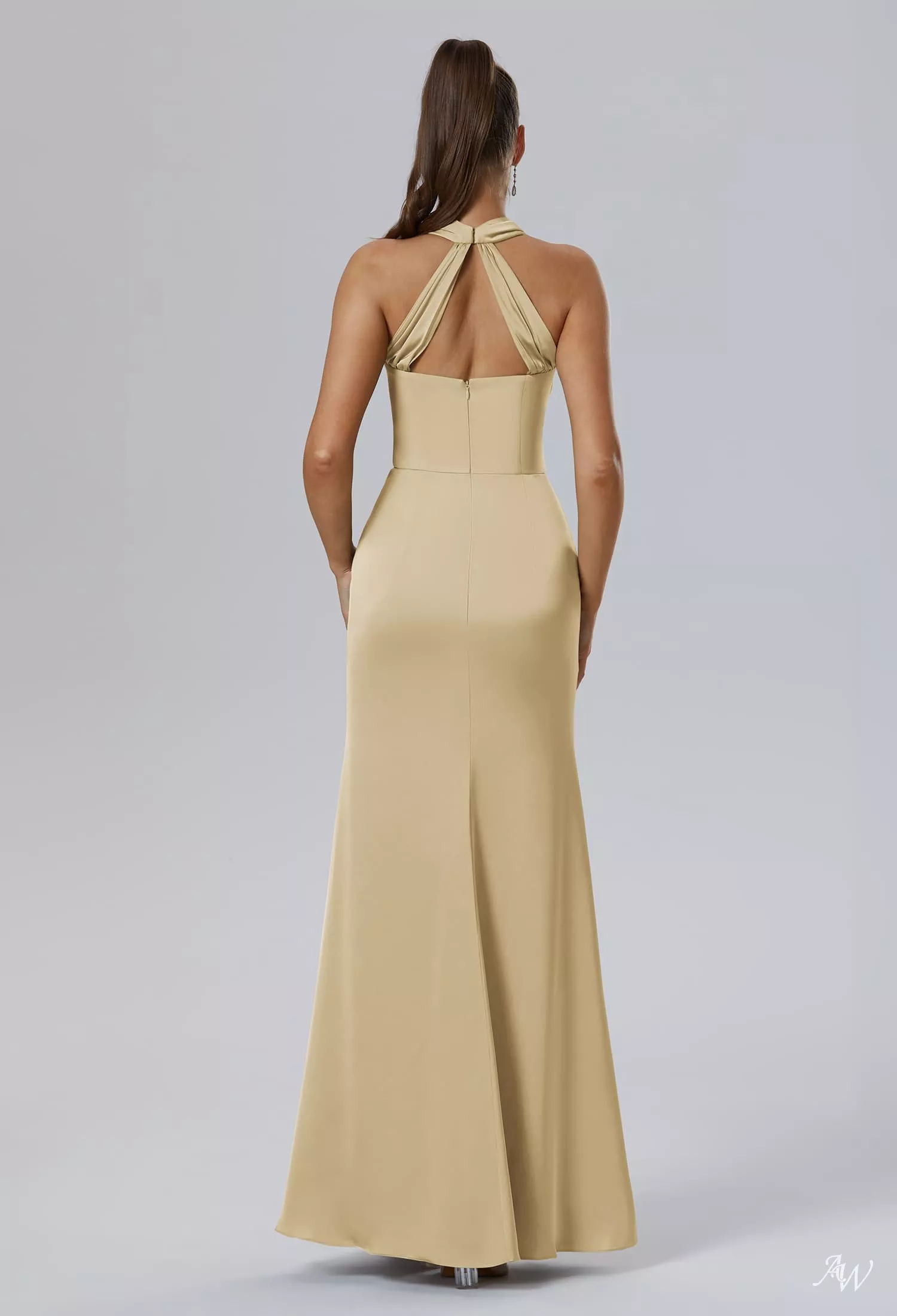 ivory and burgundy bridesmaid dresses BABARONI Chiffon Papaya V-neck Floor-length Spaghetti Straps Sash with Slit A-line, Papaya / US18 Burgundy/Deep Purple/Mauve Sleeveless Size:us:16 Satin Rose Gold Bridesmaid