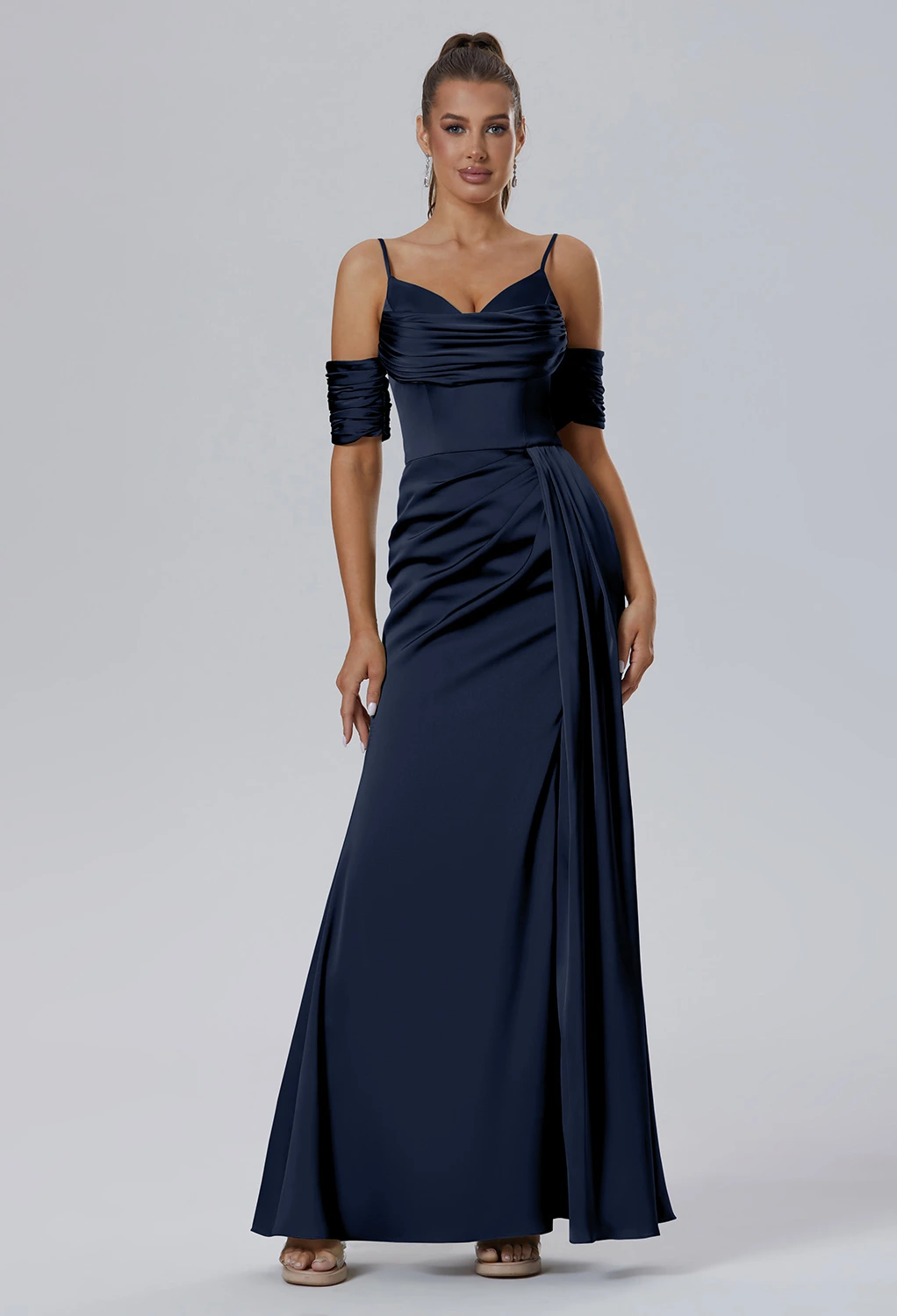 dark coloured bridesmaid dresses Navy Long Page 12 Espresso bridesmaid