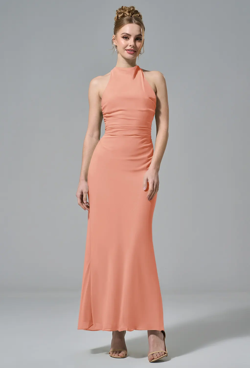 Peach Pink Graduation Dresses Page 2 | AW.Bridal