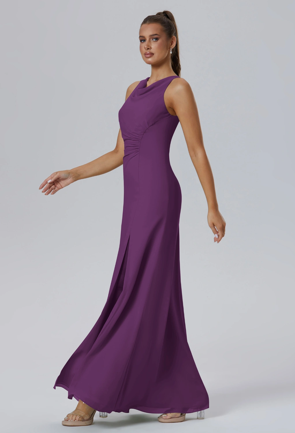 Purple Fall Wedding Guest Dresses | AW.Bridal