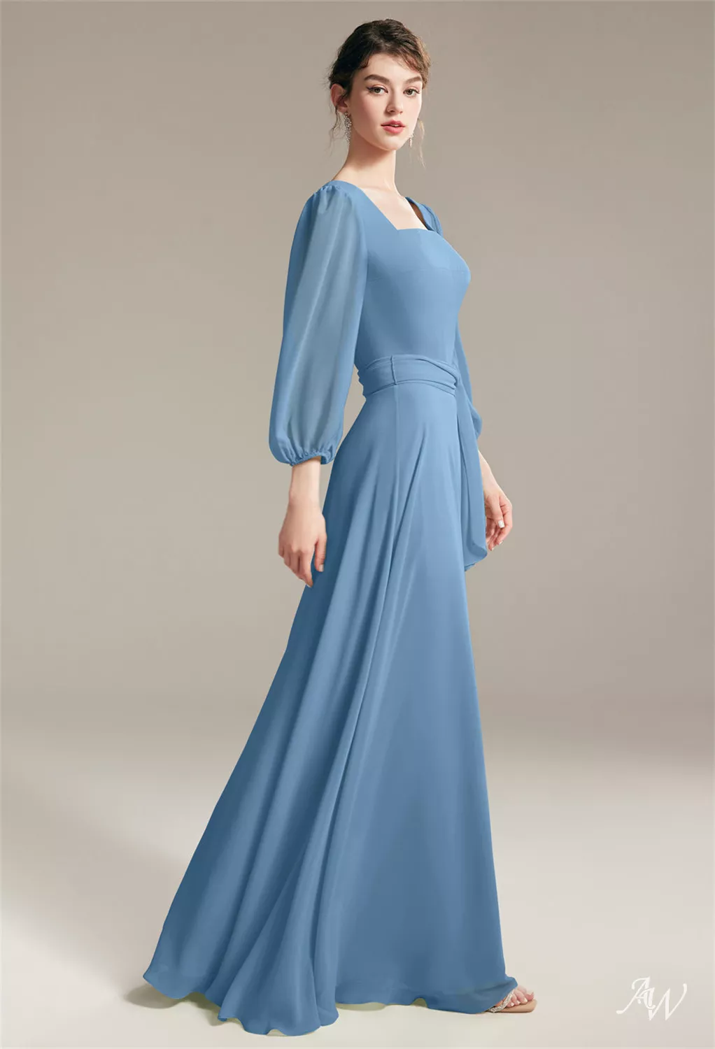 blue dress for baby girl Teal Bridesmaid Dresses,Full Length Bridesmaid Dress,Elegant Bridesmaid Dress,BD00311, US20W / Burgundy main image 0