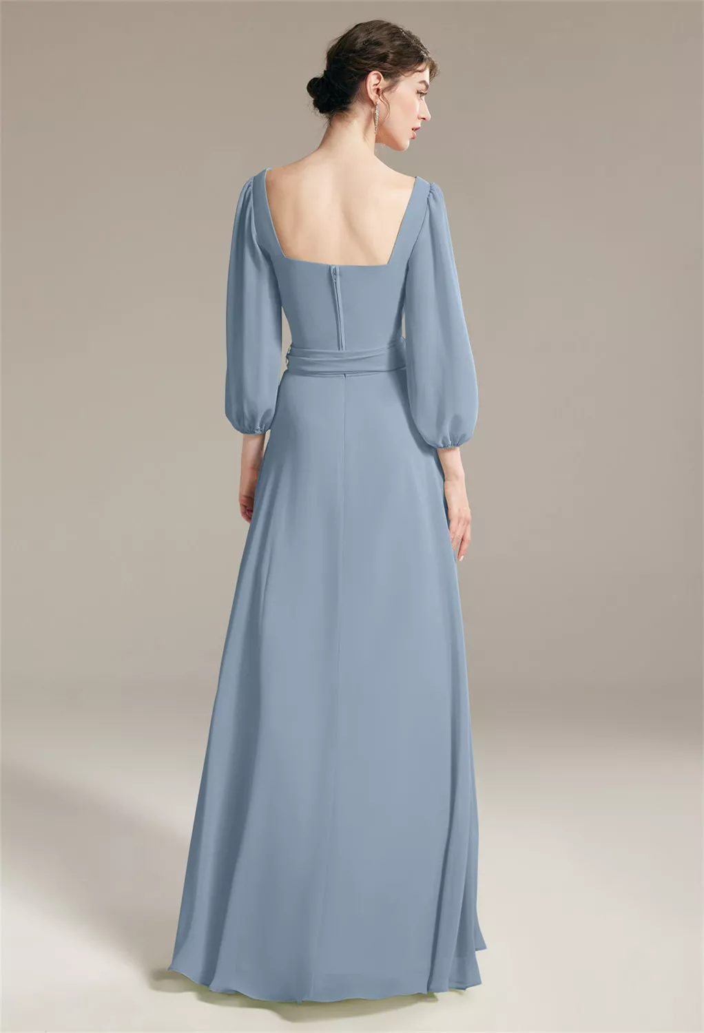 Awatif Floral Dress - Blue