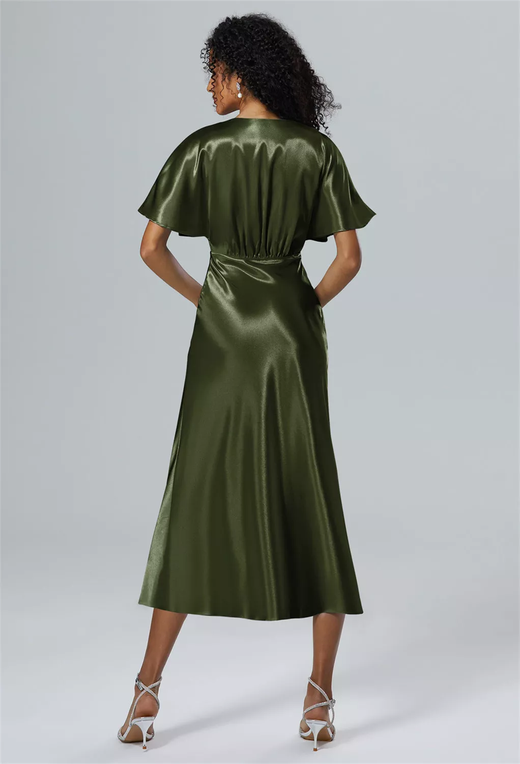 Green Olive Holiday Dresses | AW.Bridal