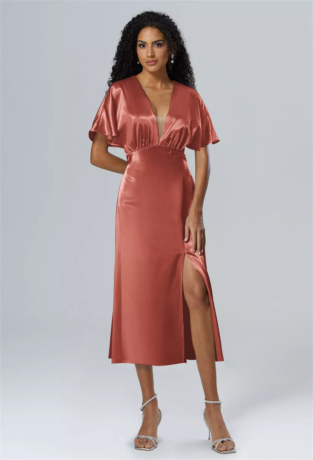 Tangerine Long Graduation Dresses Page 2 | AW.Bridal