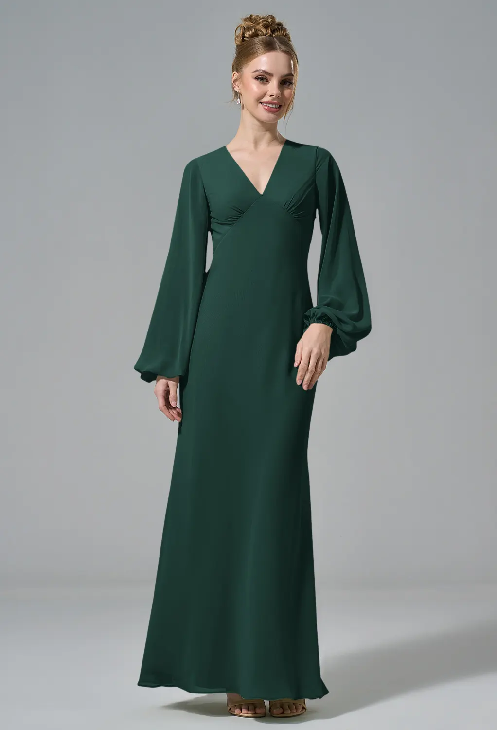 dark emerald green bridesmaid dresses Emerald, Page 2 Subclass:MIDI