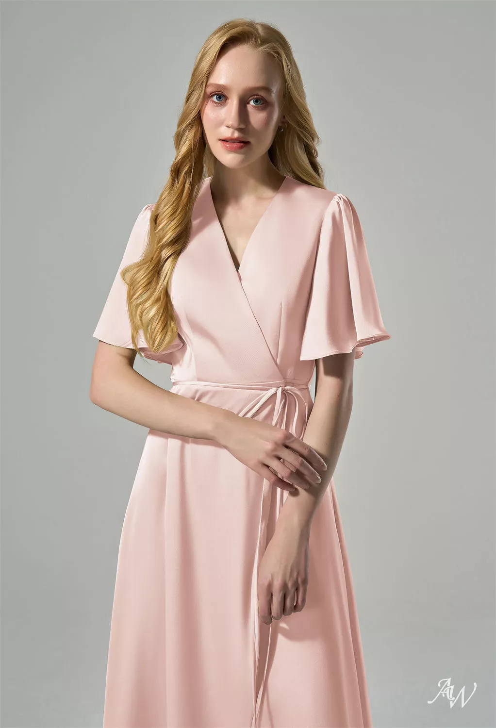 open lace back dress Azura Off The Shoulder Maxi Dress Pink main image 0