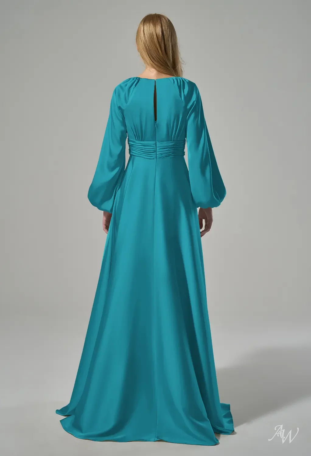 dark teal bridesmaid dresses with sleeves Teal Bridesmaid Dresses,Full Length Bridesmaid Dress,Elegant Bridesmaid Dress,BD00311, US24W / Royal Blue