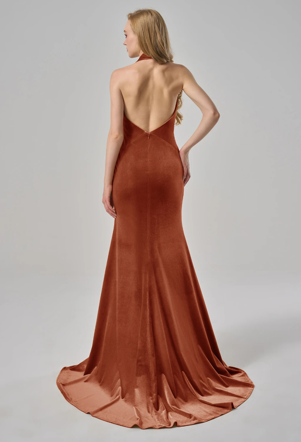 orange black tie dress Luna Open Back Halter Maxi - dye dress For Sale a birthday bash Thank You