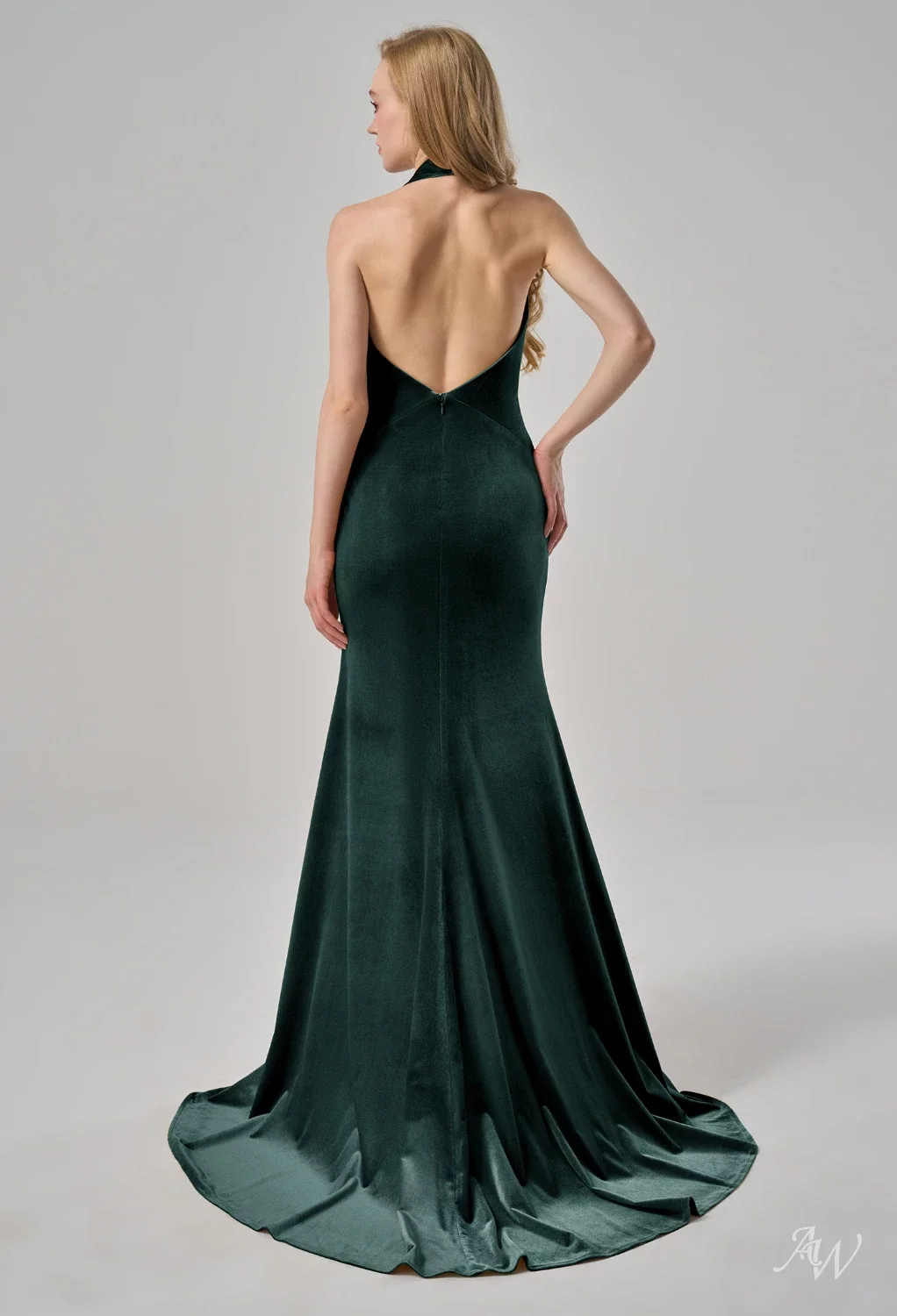chinese dress ladies Dark Green Jersey Sleeveless Sweetheart Mermaid Slit Bridesmaid Dress main image 0