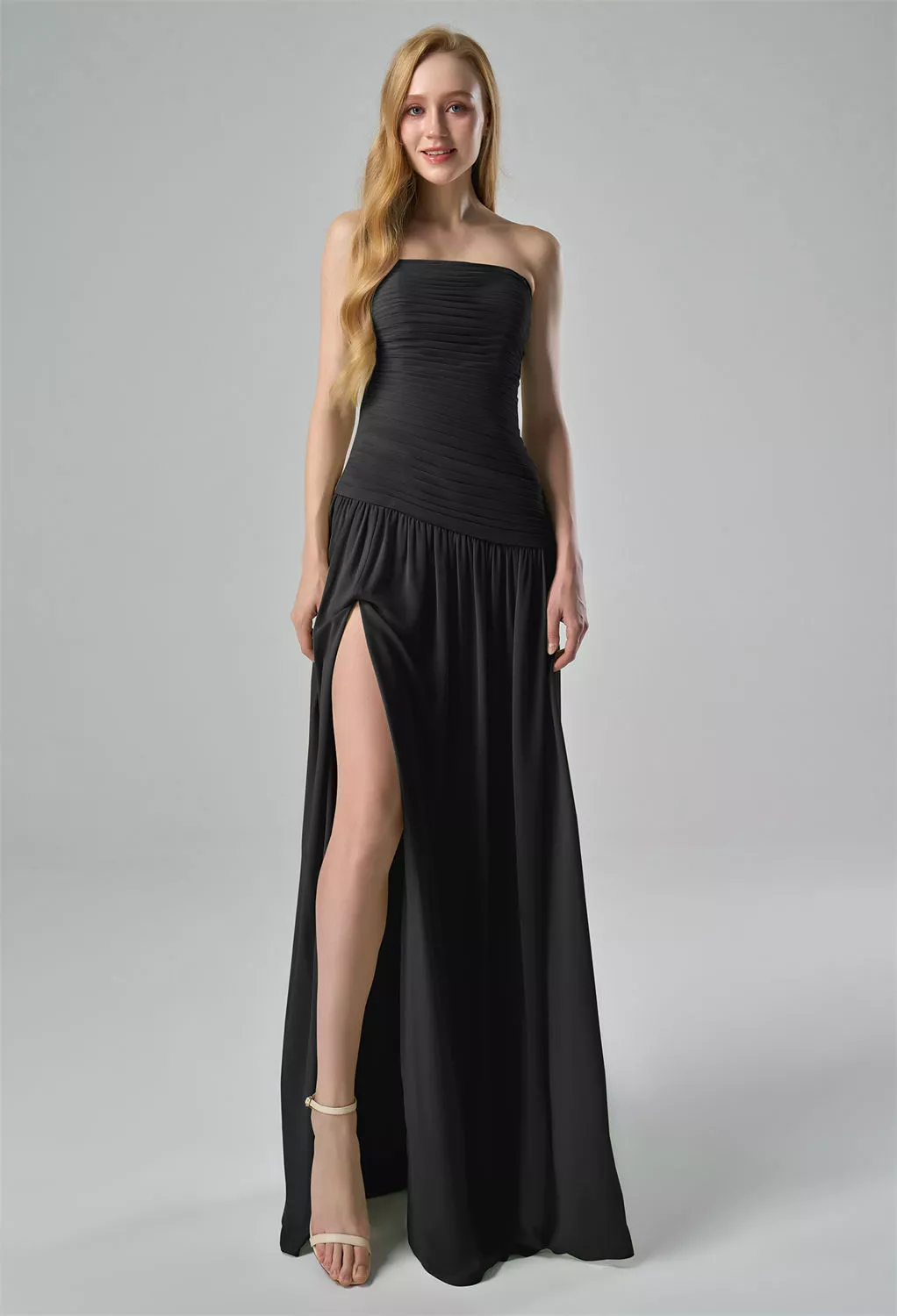 Black, Strapless Bridesmaid Dresses | AW.Bridal