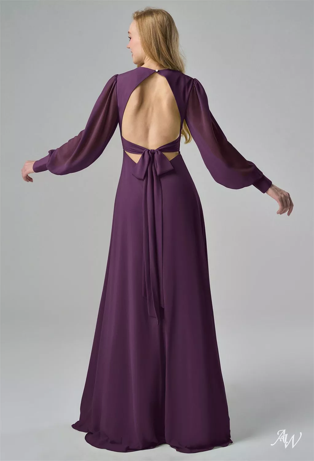 cheap grape bridesmaid dresses AW Aphrodite Grape wine