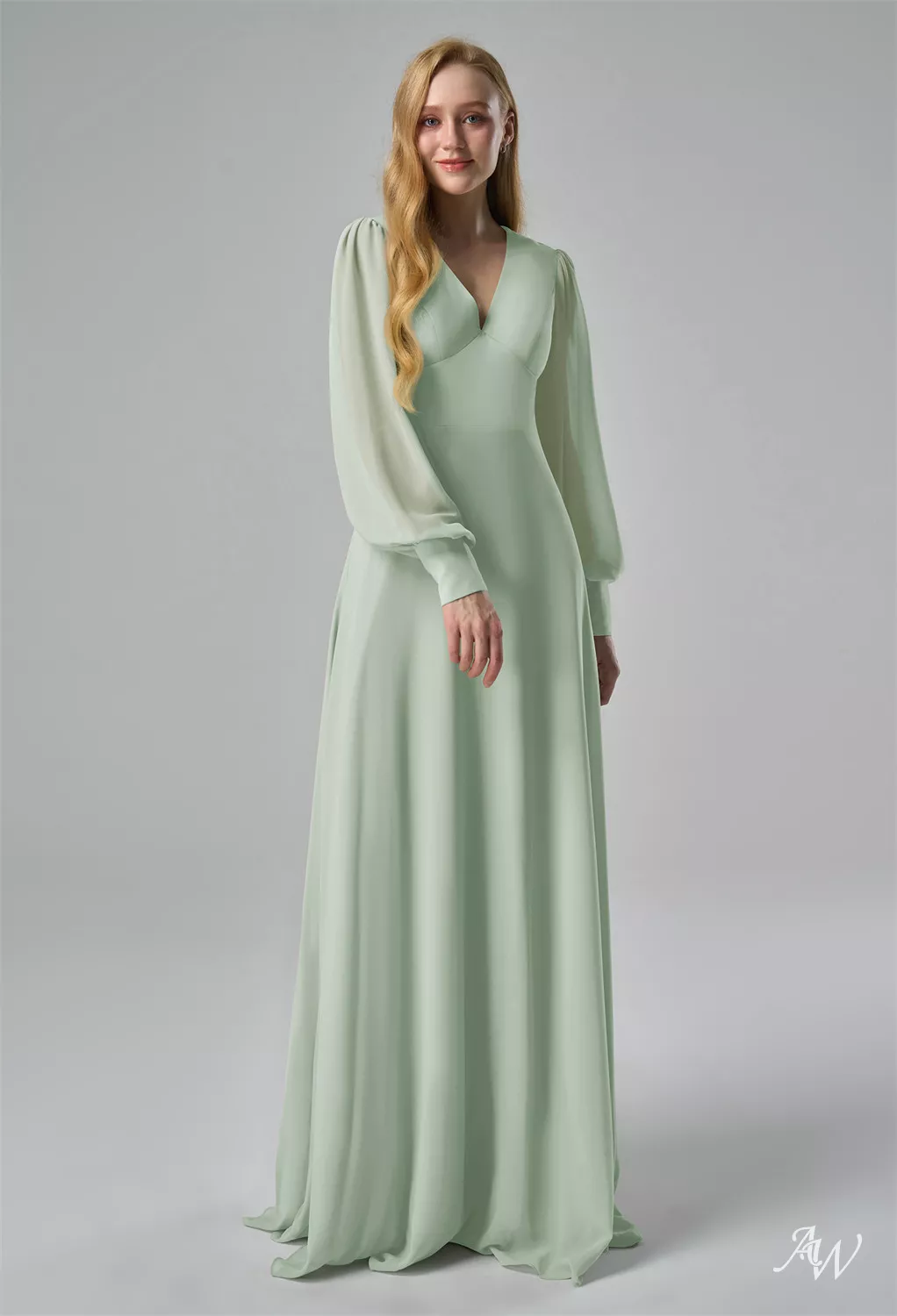 AW Aphrodite Sage Green Bridesmaid Dresses