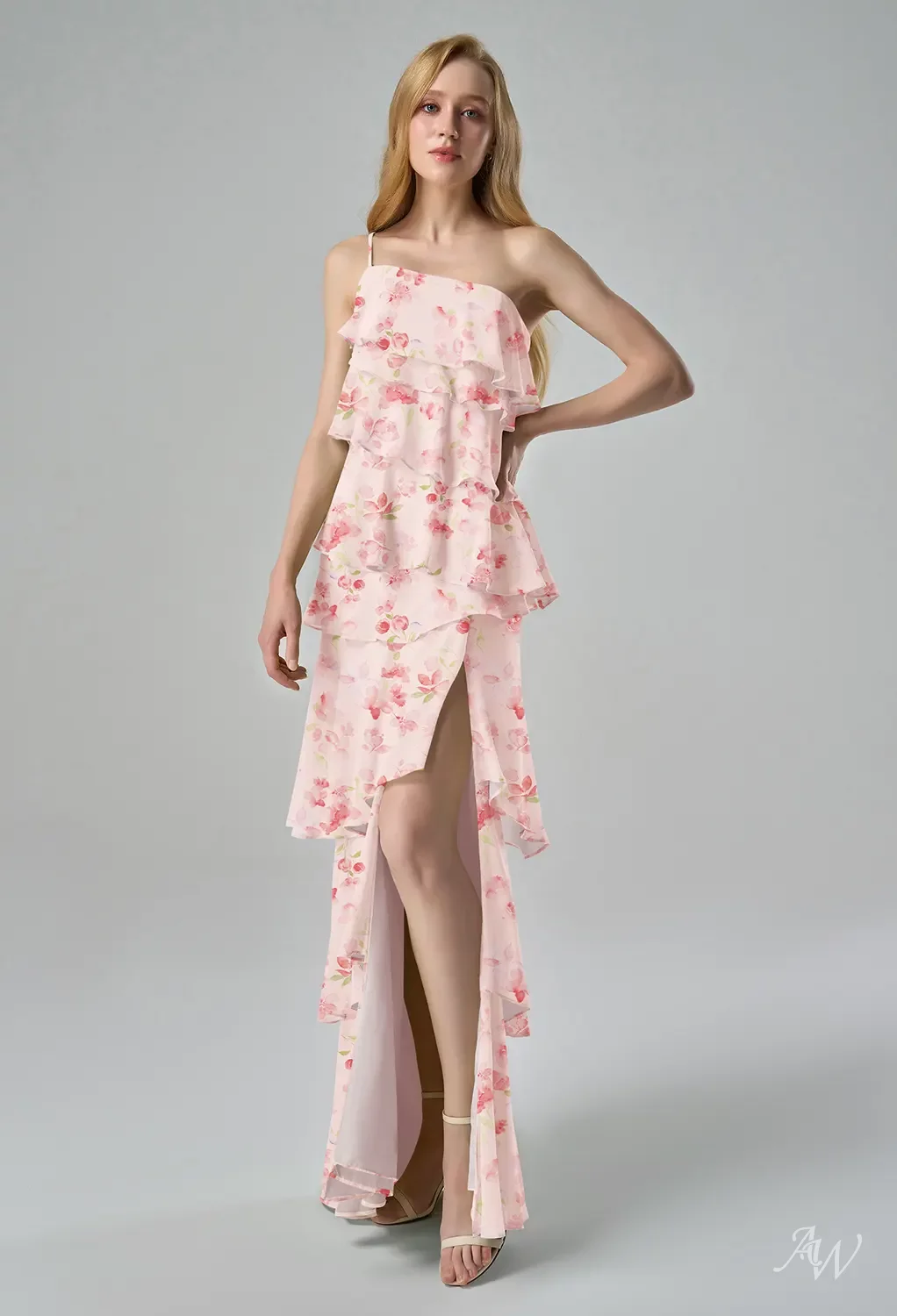 AW Miah Peach Blossom Breeze Bridesmaid Dresses image3