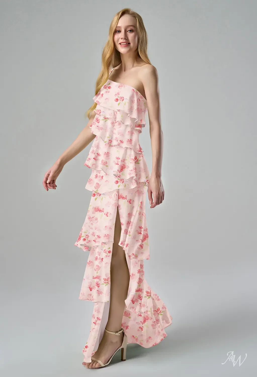 AW Miah Peach Blossom Breeze Bridesmaid Dresses image4