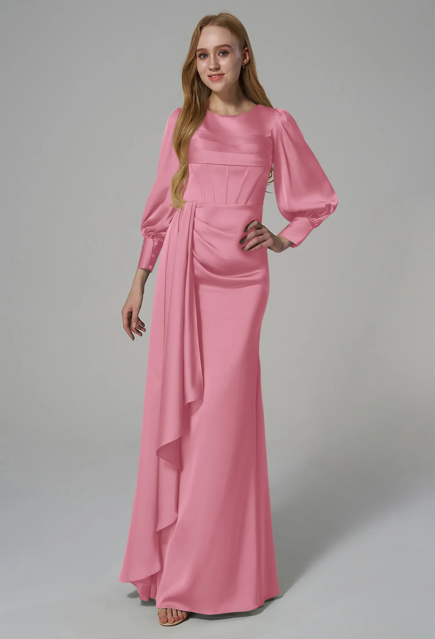 coral pink wedding bridesmaid dresses Page 2 Size:M8