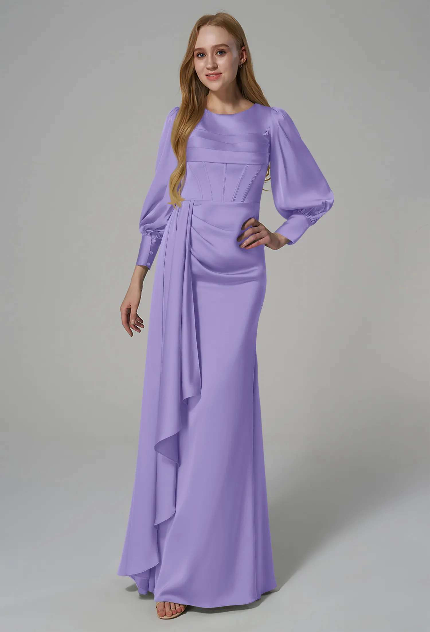 reformation corset dress Eisa Ivory Silk One Shoulder Wedding – The Closet New York Women's Gothic Puff Sleeved perfect holiday style Color:1042 - Navy / Turquoise / Grey & White Highlight