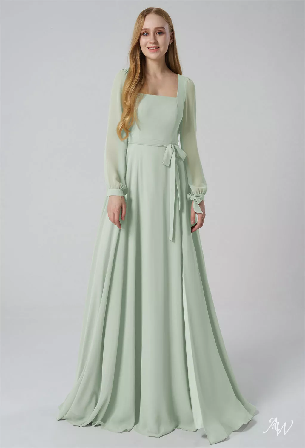 AW Syed Sage Green Bridesmaid Dresses | AW.Bridal